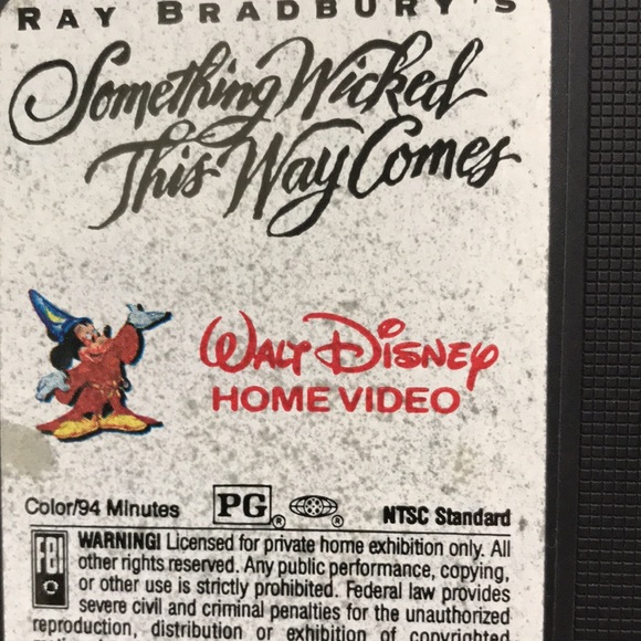“Something wicked this way comes” vhs tape movie - Picture 14 of 16